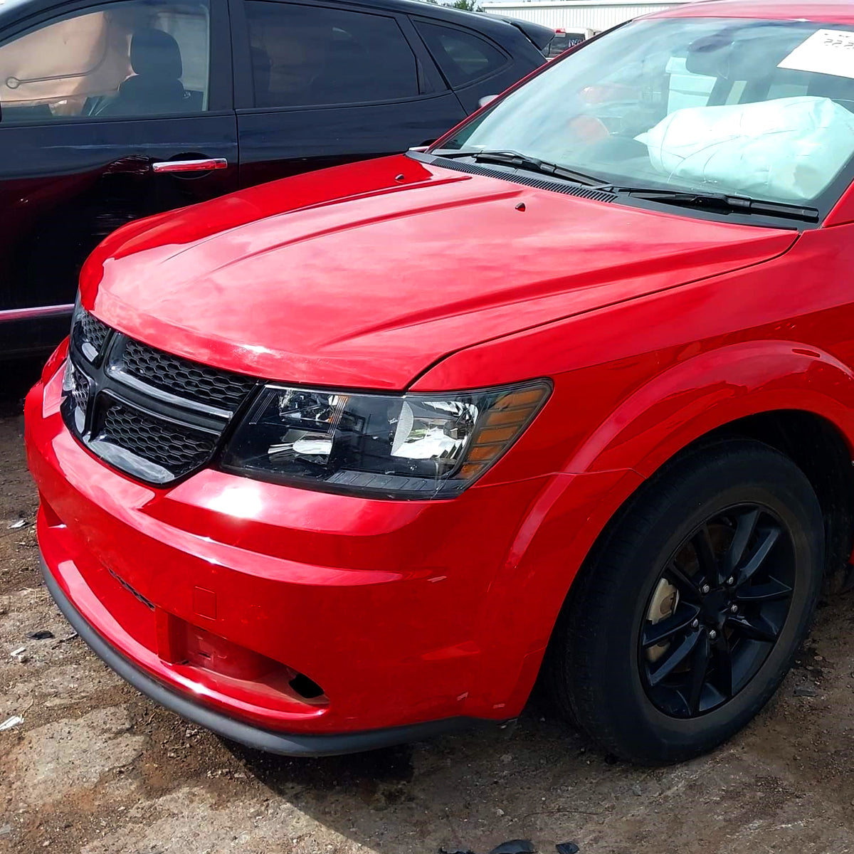 Spec-D 13 Dodge Journey Factory black headlights