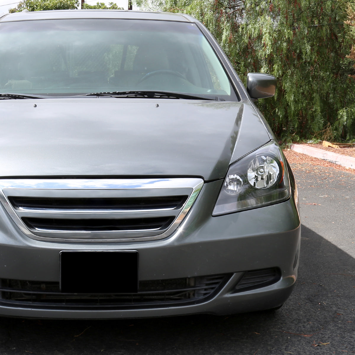 Spec-D 2005-2007 Honda Odyssey OE Style Crystal w/ 9006 Bulbs Black Headlights