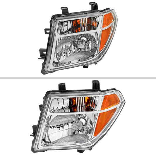 2006 Frontier Pathfinder OE Spec-D chrome aftermarket headlights