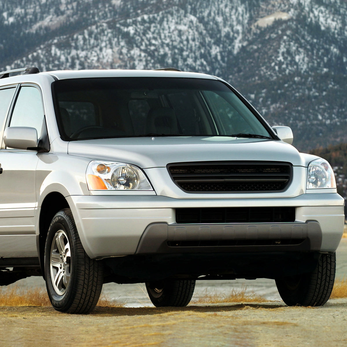 Spec-D 04 Honda Pilot Factory chrome headlights