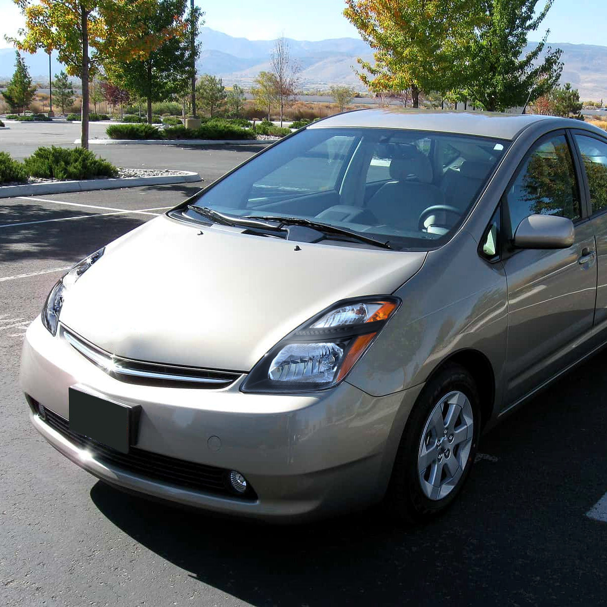 Spec-D 2006-2009 Toyota Prius OE Style with Amber Reflector Black Headlights