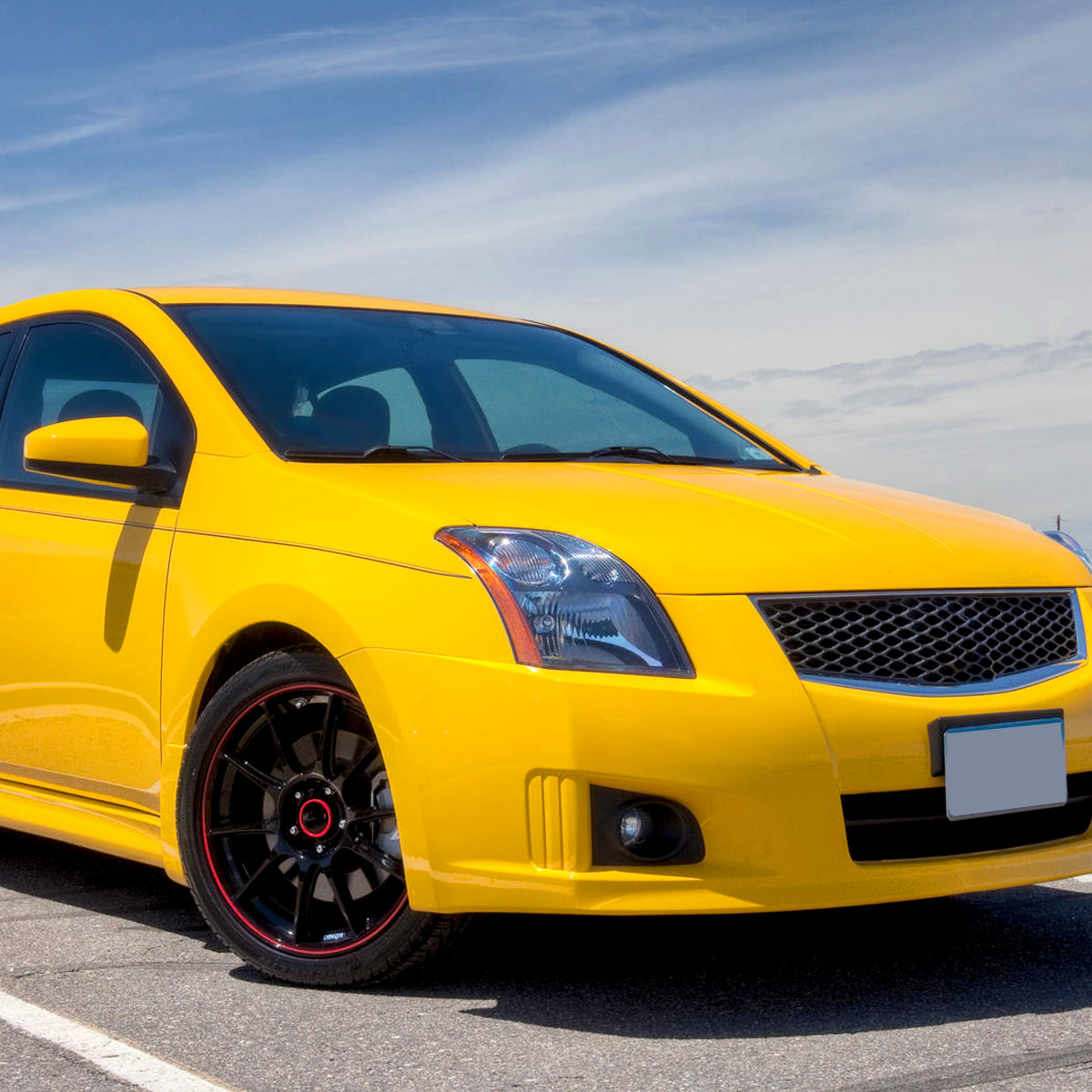 Spec-D 08 Nissan Sentra Factory black headlights