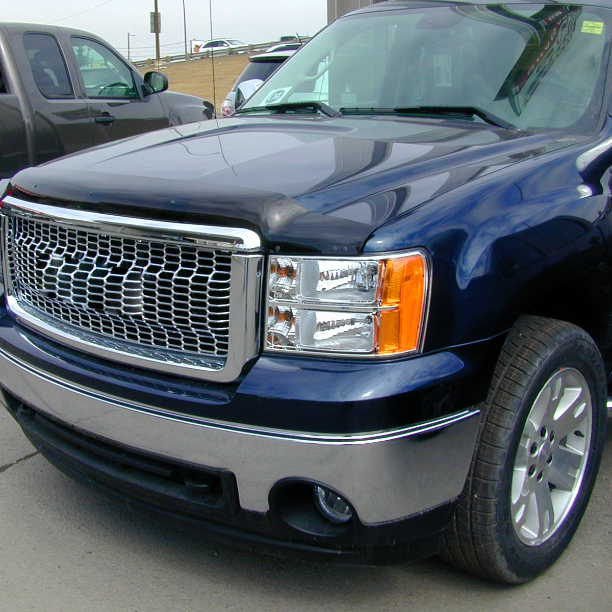 Spec-D 11 GMC Sierra Factory chrome headlights