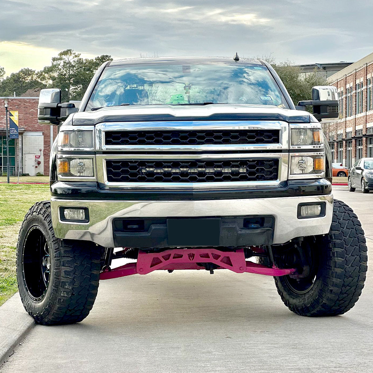 Spec-D 14 Chevy Silverado Factory black headlights