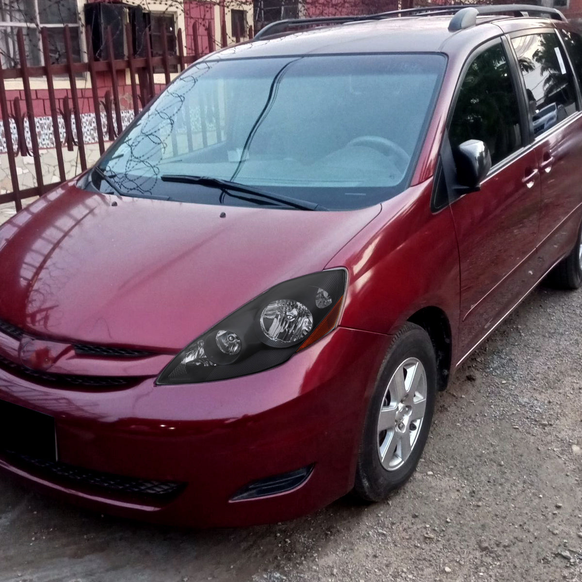 Spec-D 10 Sienna OE Amber black headlights