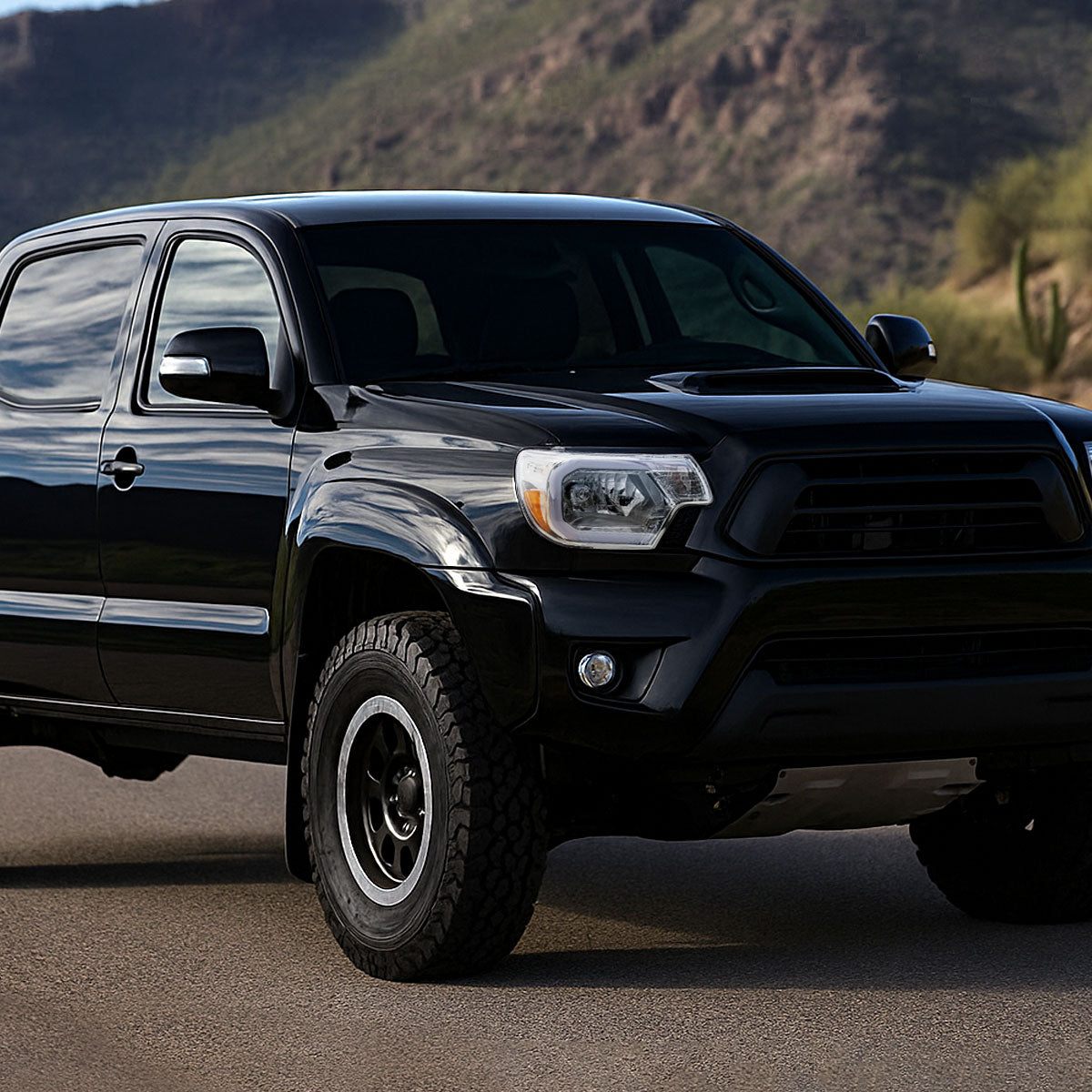 Spec-D 12 Tacoma Factory chrome headlights