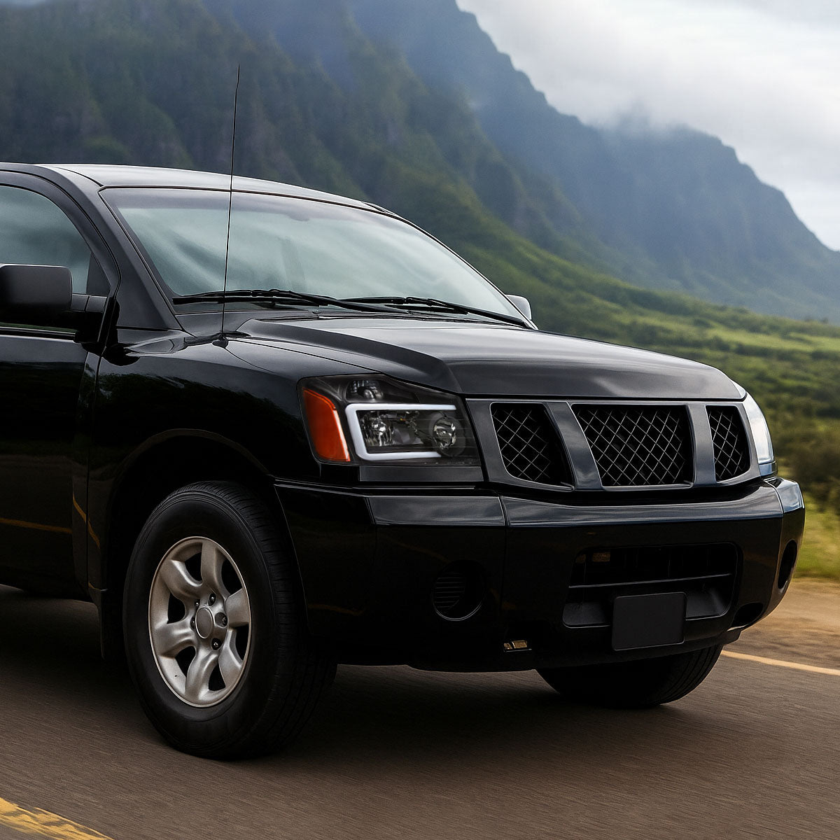 07 Nissan Titan Armada Factory Spec-D black lighting upgrade