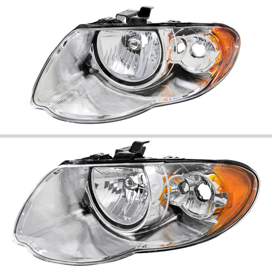 2006 Chrysler Town & Country Spec-D chrome aftermarket headlights