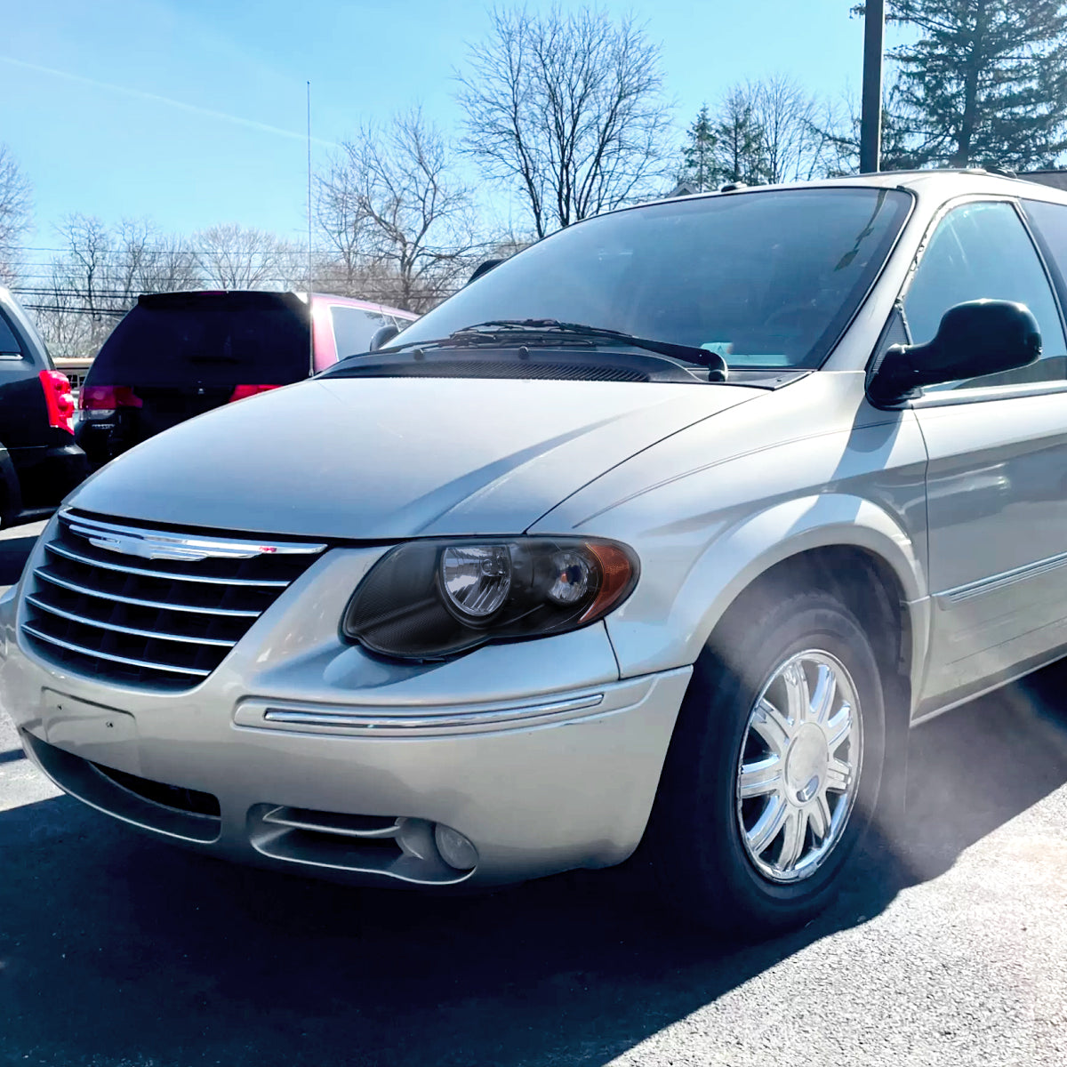 Spec-D 2005-2007 Chrysler Town & Country OE Style Replacement Black Headlights