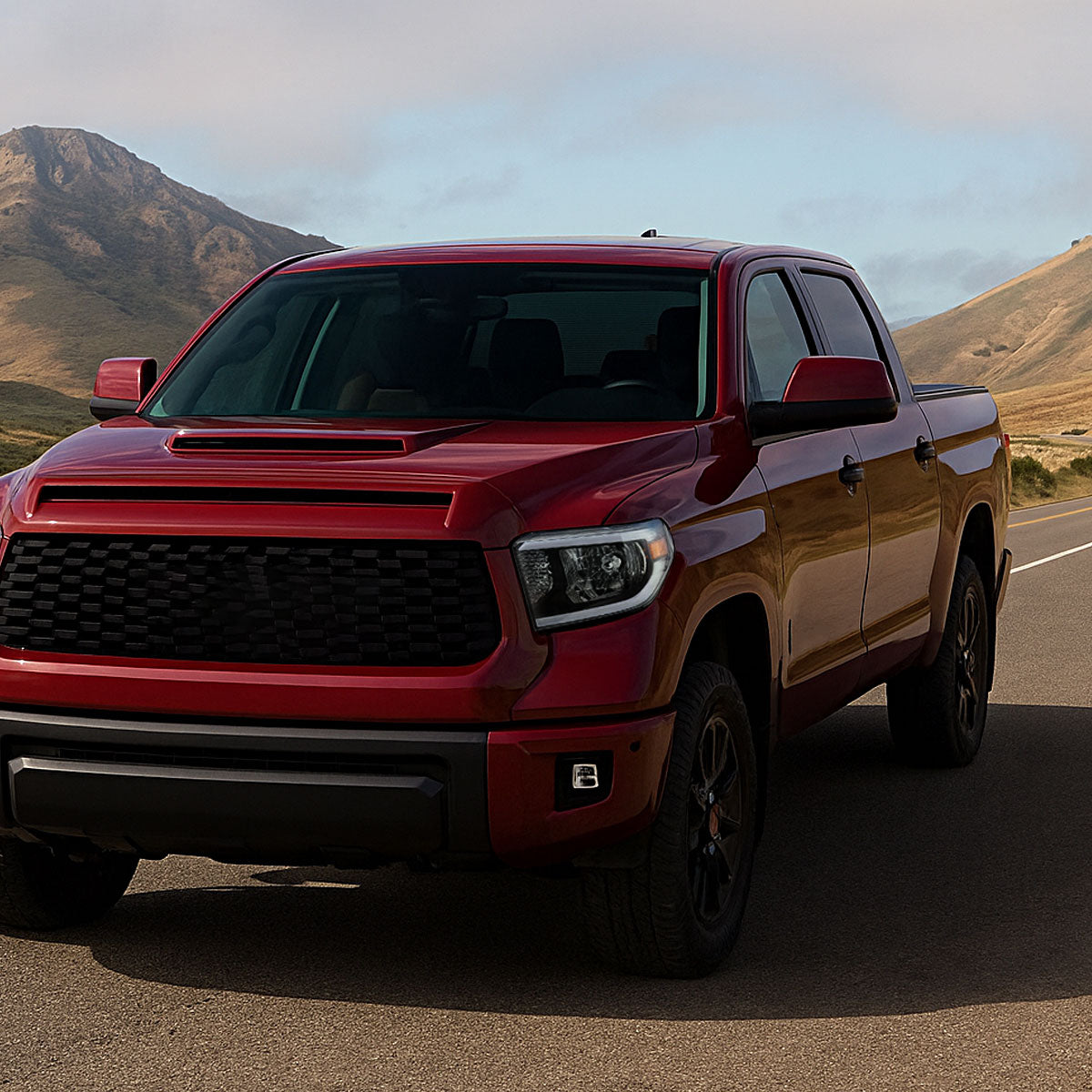 Spec-D 18 Tundra Factory black headlights