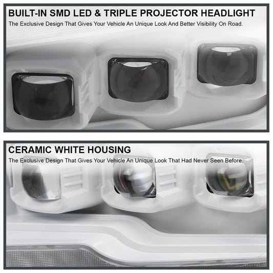 2011 Ram Classic Pro Spec-D aftermarket headlights