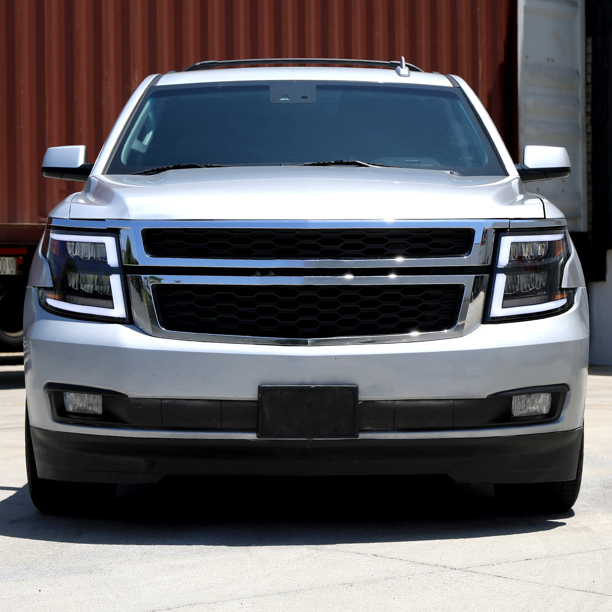 18 Chevy Tahoe Suburban Full Spec-D black lighting upgrade