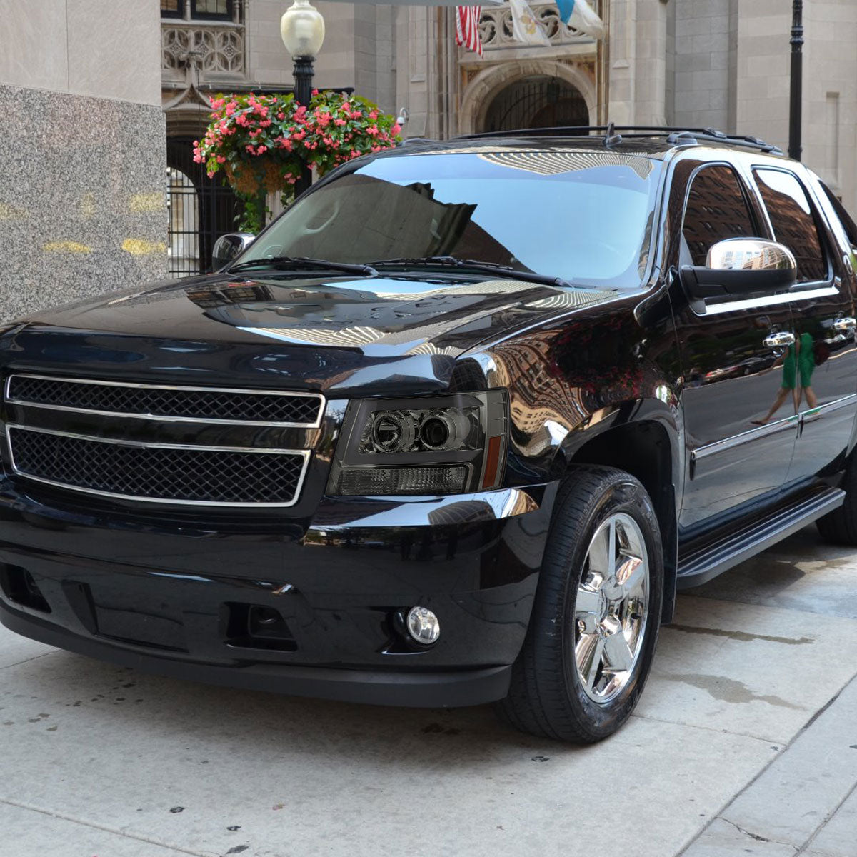 Spec-D 11 Avalanche Tahoe Suburban Projector smoked headlights