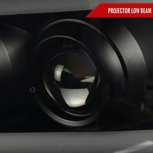 2008 Avalanche Tahoe Suburban Black Spec-D smoked aftermarket headlights