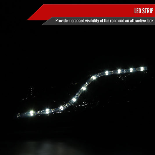 2007 Honda Civic 4DR R8 Spec-D smoked aftermarket headlights