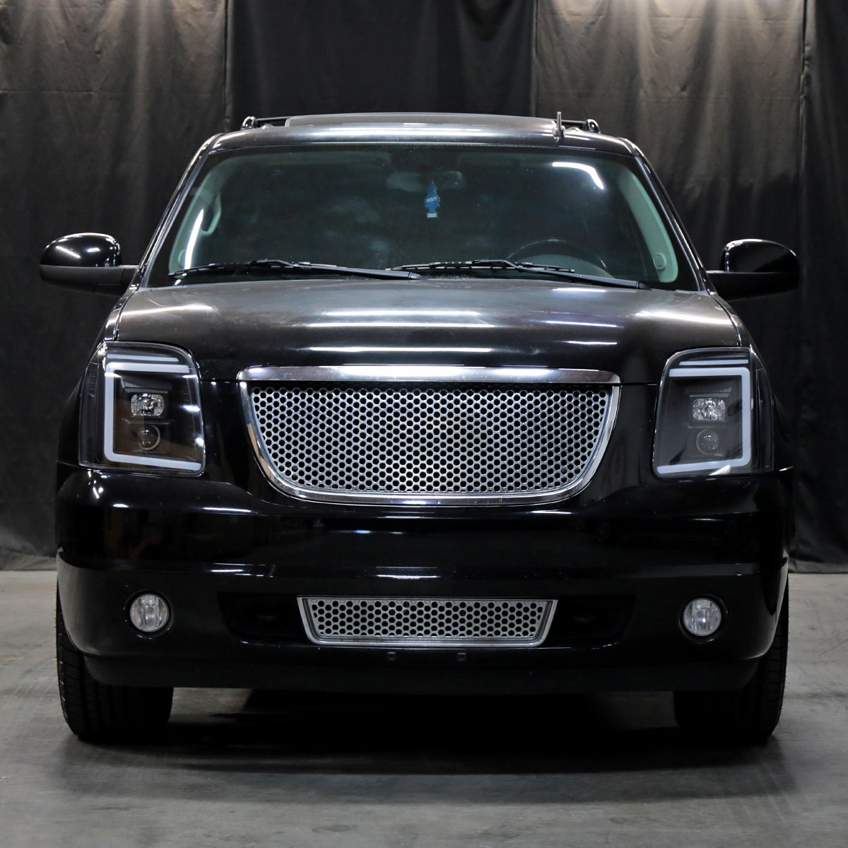 Spec-D 11 GMC Yukon XL black SEQ LED headlights