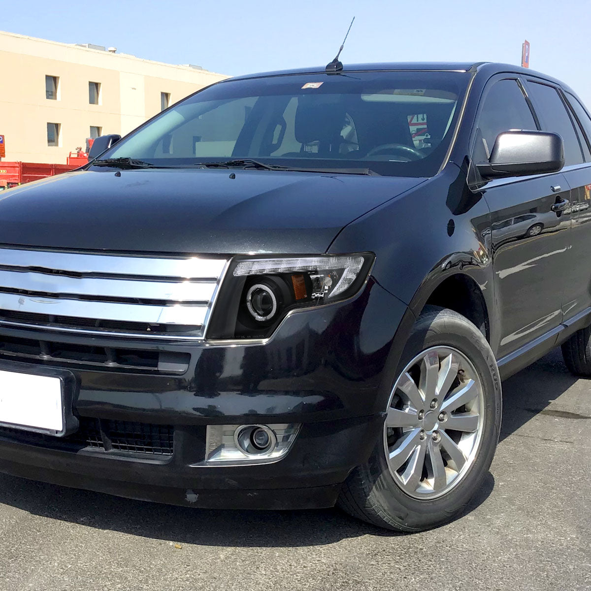 Spec-D 07 Ford Edge Strip black headlights