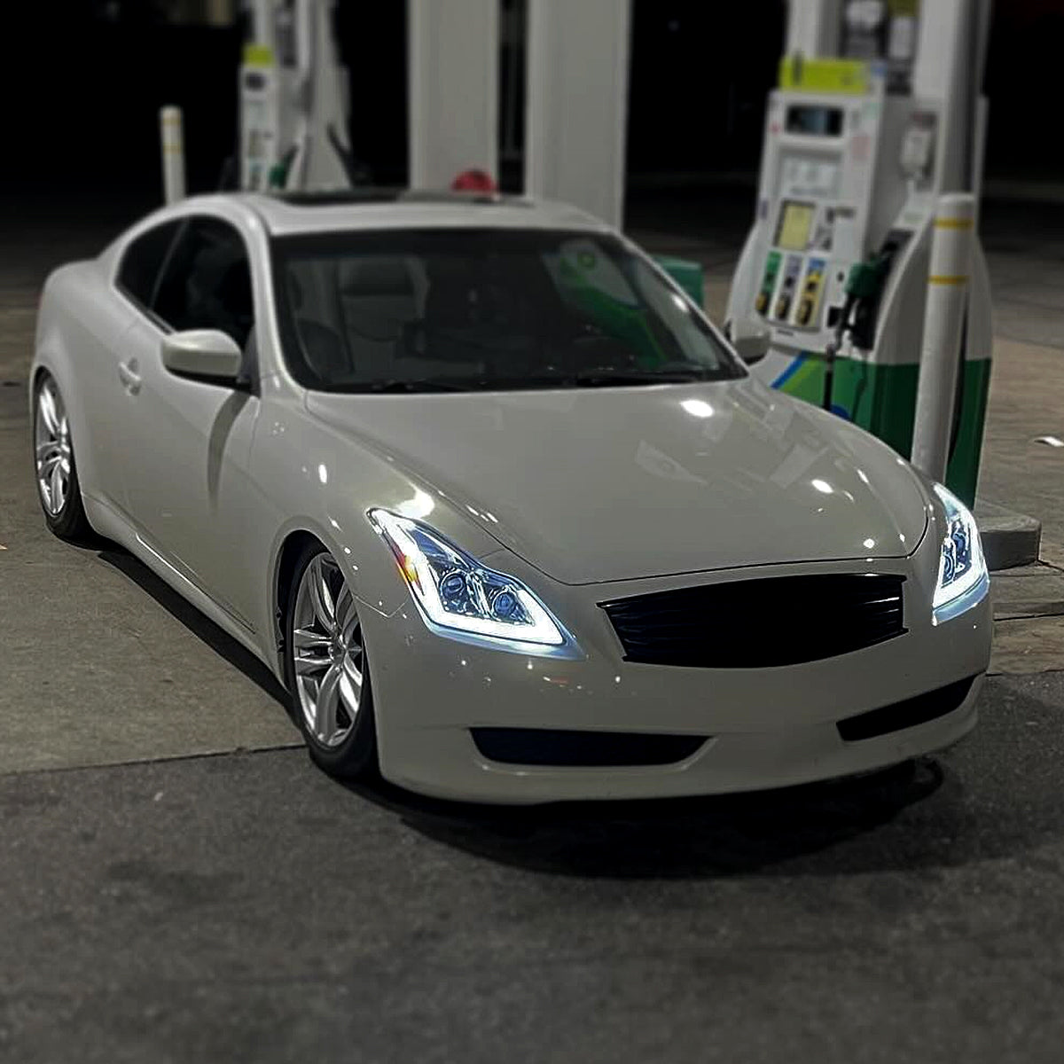 Spec-D 12 G37 Q60 2DR Convertible chrome headlights