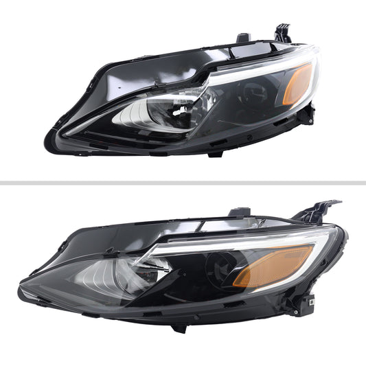 2020 Malibu OE Pro Left Spec-D black driver-side aftermarket headlights