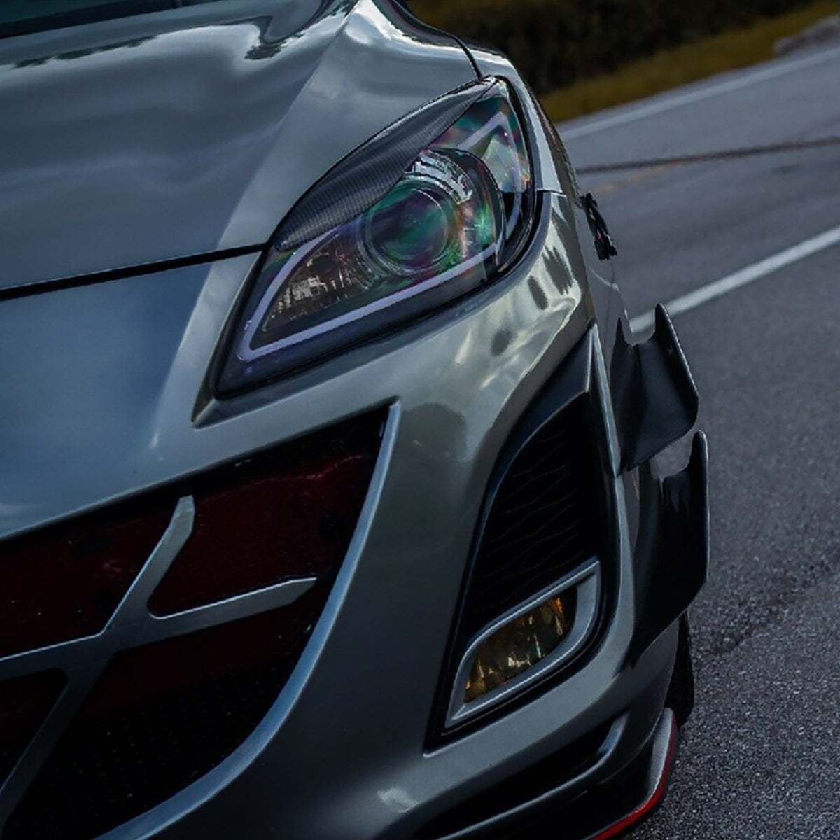 Spec-D 10 Mazda Strip GL black headlights