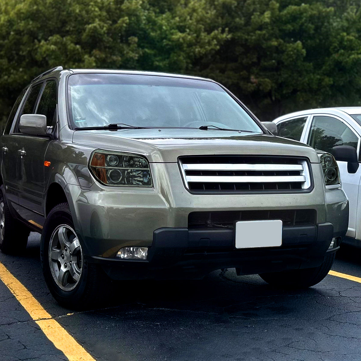 06 Honda Pilot Spec-D chrome projector lighting upgrade