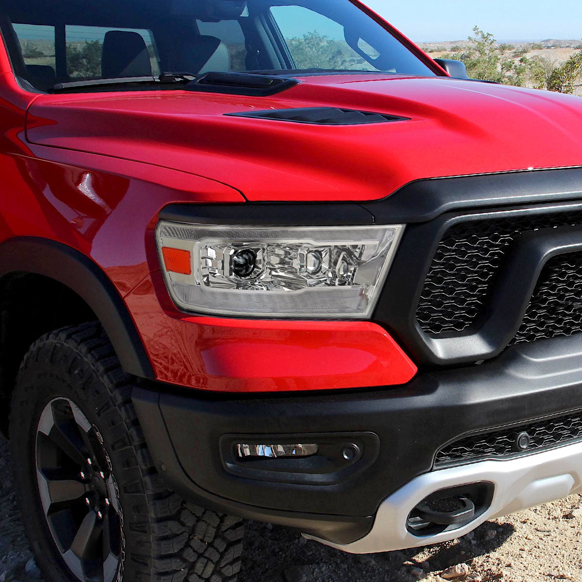 Spec-D 23 Ram chrome headlights