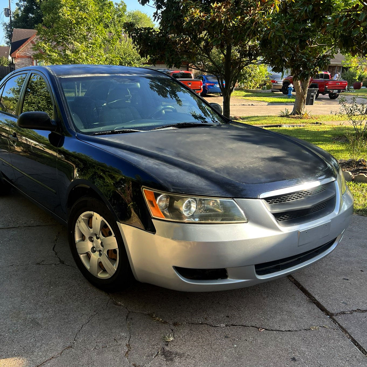 Spec-D 07 Hyundai Sonata black headlights