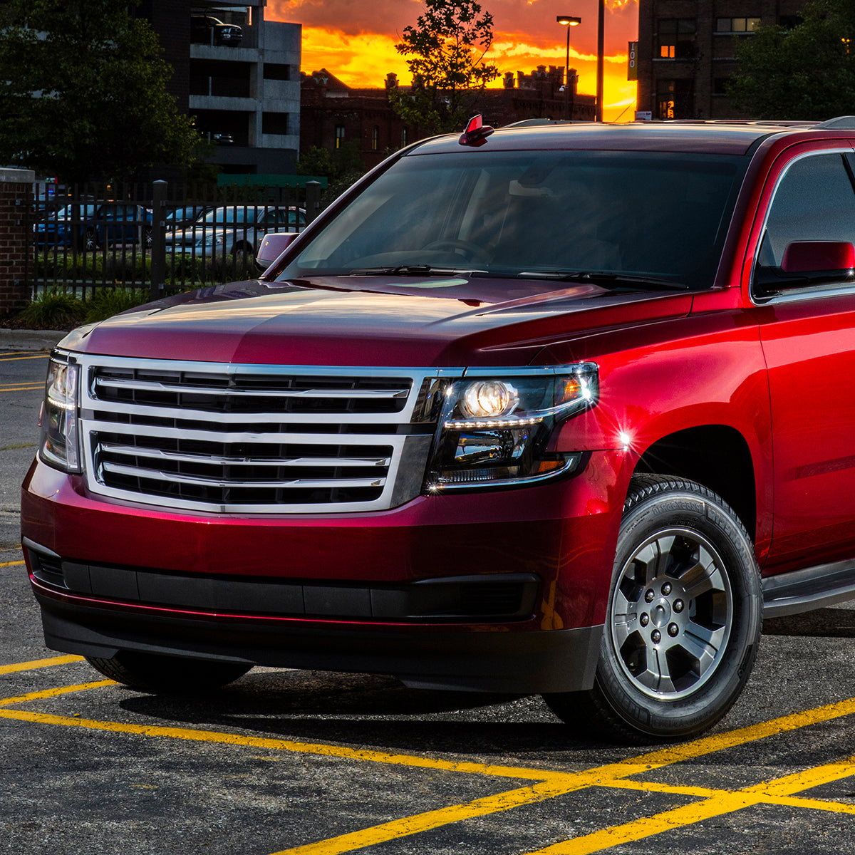 Spec-D 19 Tahoe Suburban 3500HD DS black headlights