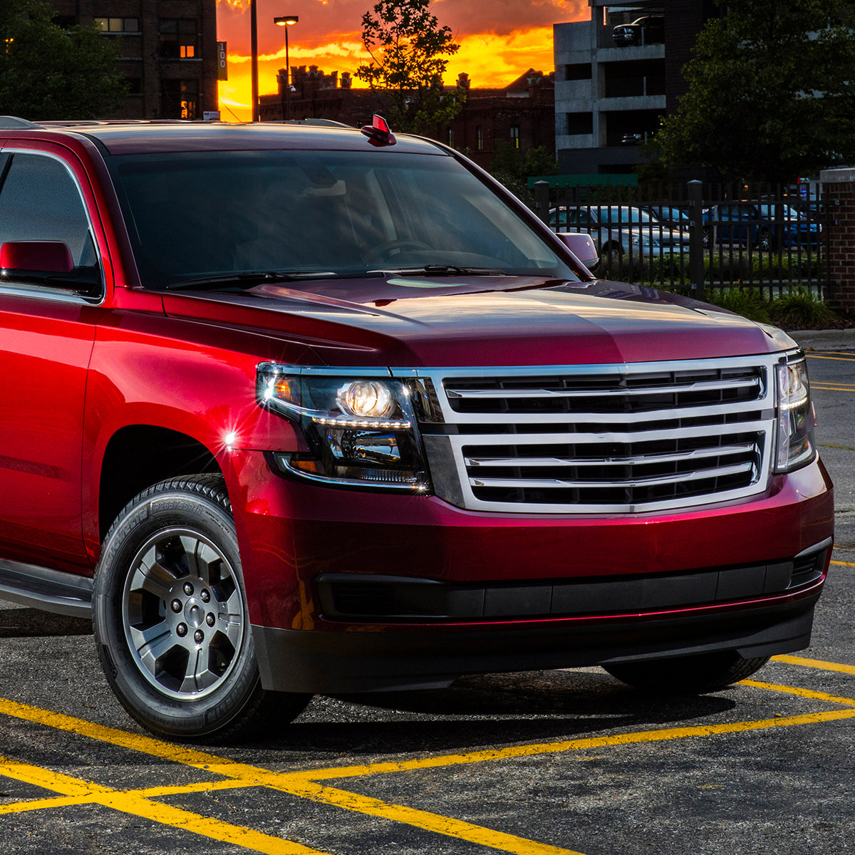 Spec-D 19 Tahoe Suburban 3500HD PS matte black headlights