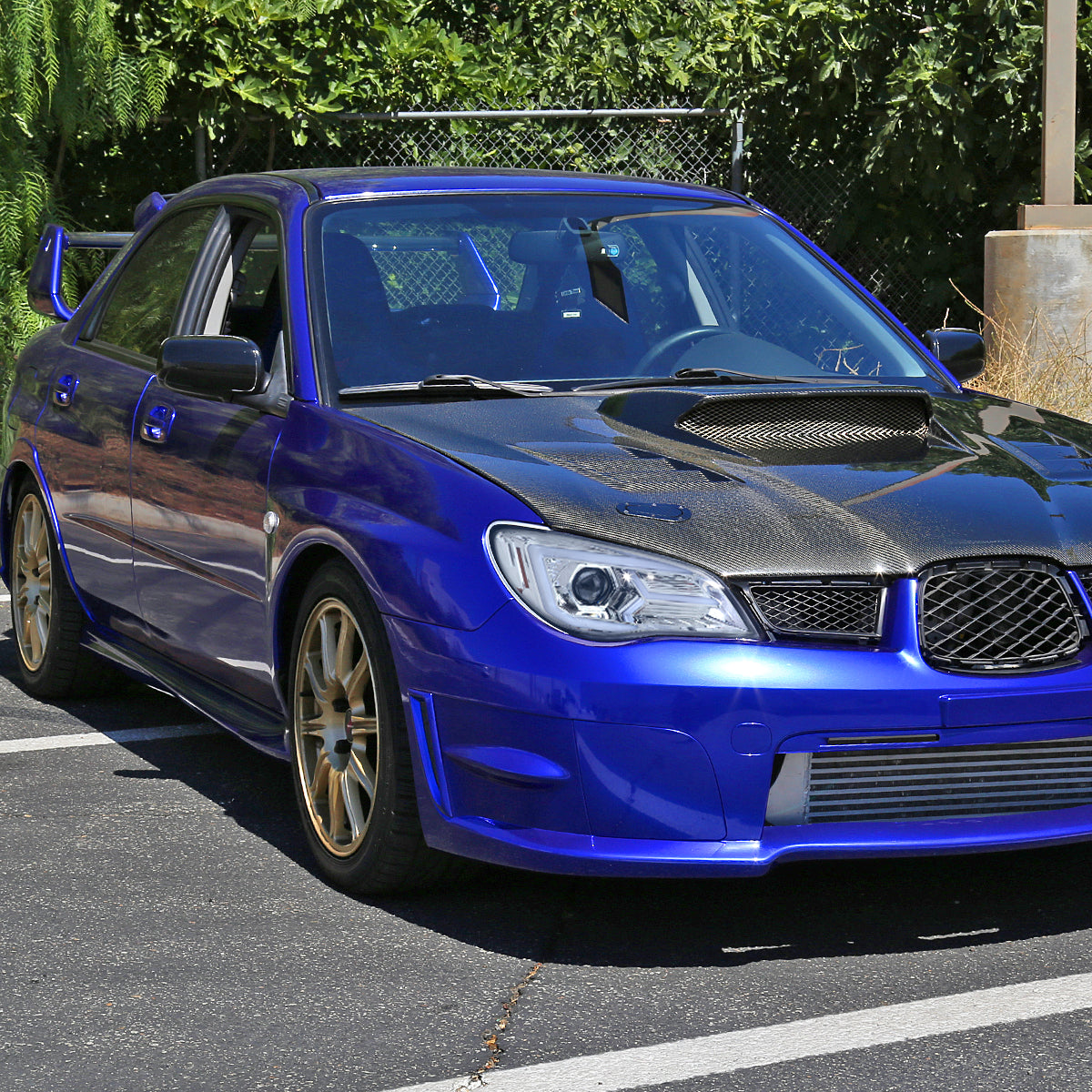 Spec-D 06 Subaru Impreza WRX STI chrome headlights