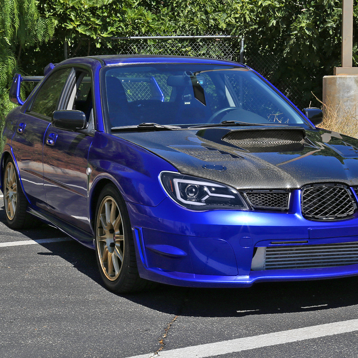 Spec-D 06 Subaru Impreza WRX STI black sequential LED headlights