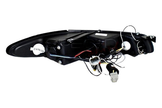 1997-2003 Pontiac Grand Prix Halo Projector Spec-D Headlights Black