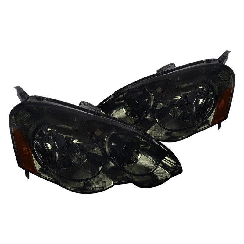 Spec-D 02-04 Acura Rsx Projector Black Headlights Smoked Lens