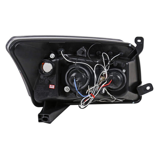 2007-2010 Dodge Caliber Halo Projector Spec-D Headlights Black