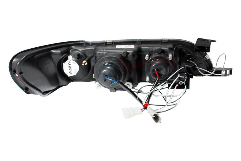 1993-1997 Toyota Corolla Halo Projector Spec-D Headlights Chrome