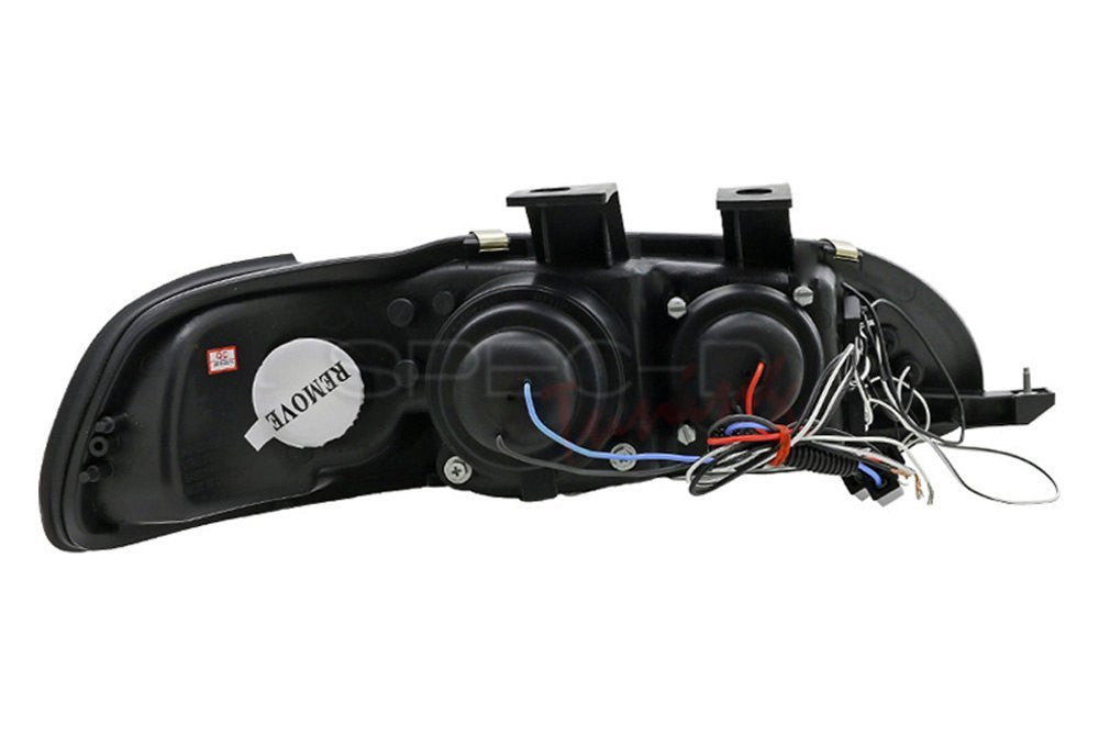 1992-1995 Honda Civic 2/3dr Halo Projector Spec-D Headlights Chrome