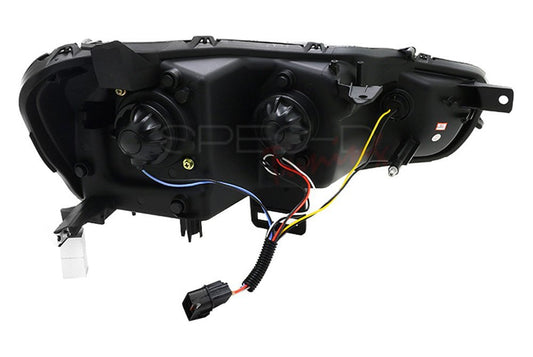 2008-2012 Mitsubishi Lancer Projector Chrome LED DRL Spec-D Headlights