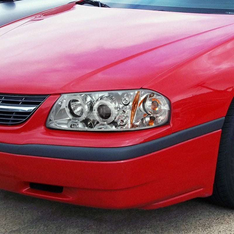 2000-2005 Chevy Impala Halo Projector Spec-D Headlights Chrome