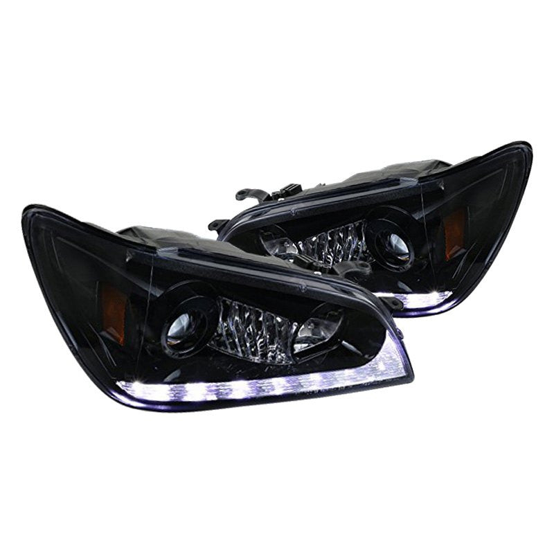 Spec-D 01-05 Lexus IS300 Projector LED DRL Headlights Black
