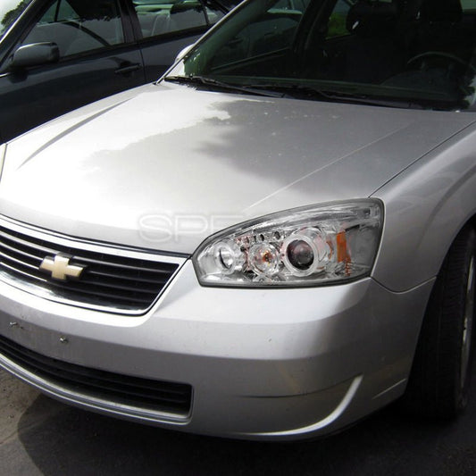 2004-2008 Chevy Malibu Halo Projector Spec-D Headlights Chrome