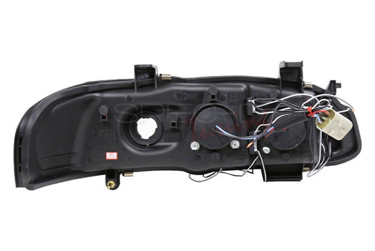 2000-2003 Nissan Sentra Halo Projector Spec-D Headlights Chrome