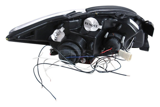 2005-2007 Scion tC Halo Projector Spec-D Headlights Black
