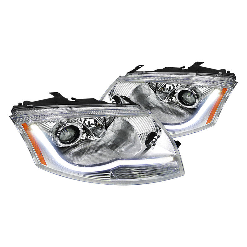 Spec-D 99-06 Audi TT Projector Chrome Headlights Amber Reflectors