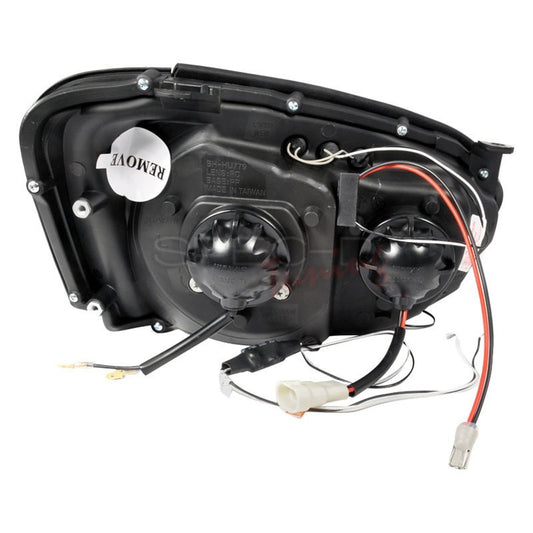 2004-2005 Impreza Halo Projector Spec-D Headlights Chrome