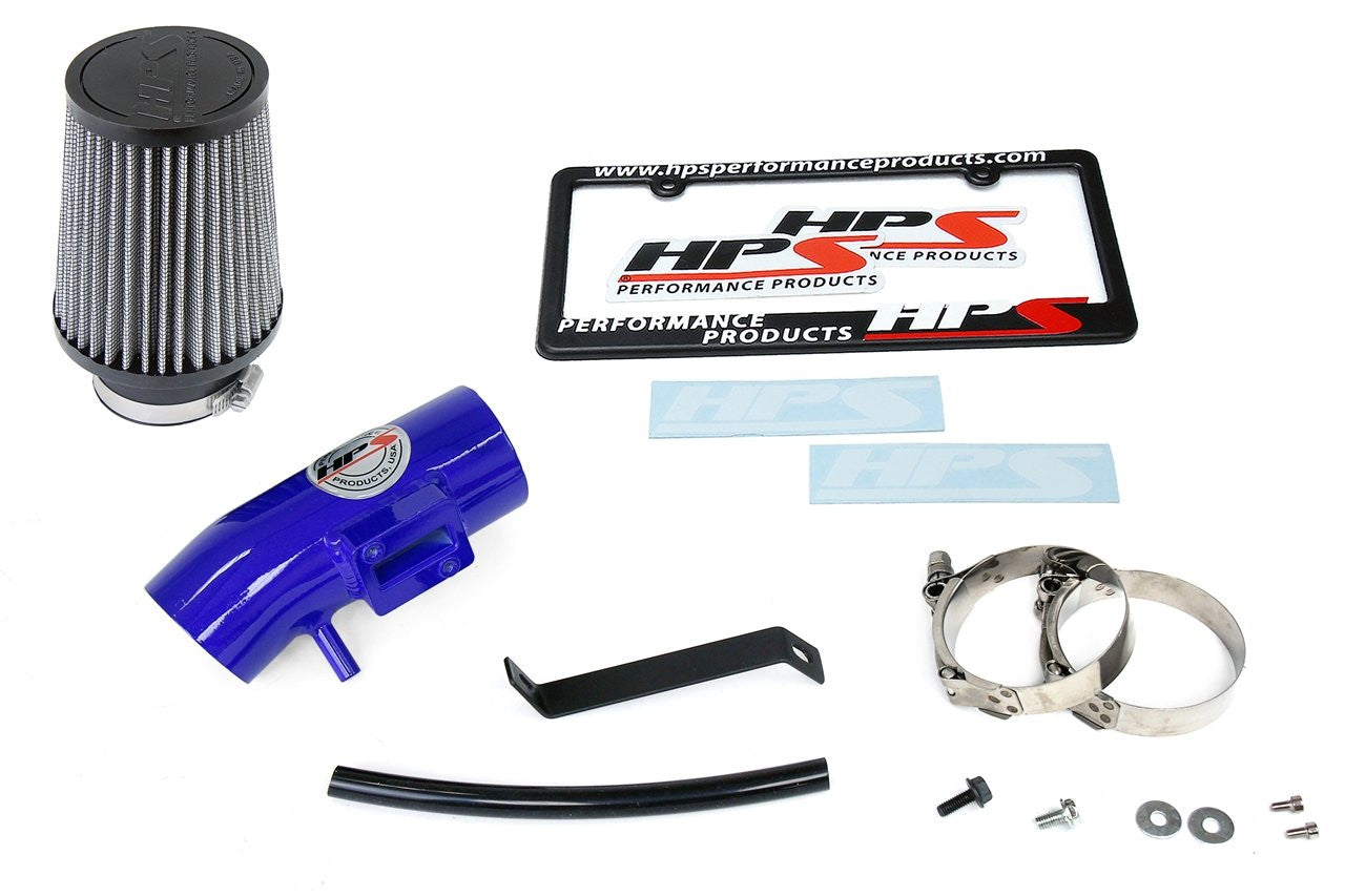 HPS 827-102BL Honda Fit 2009-13 Blue Short Ram Air Intake