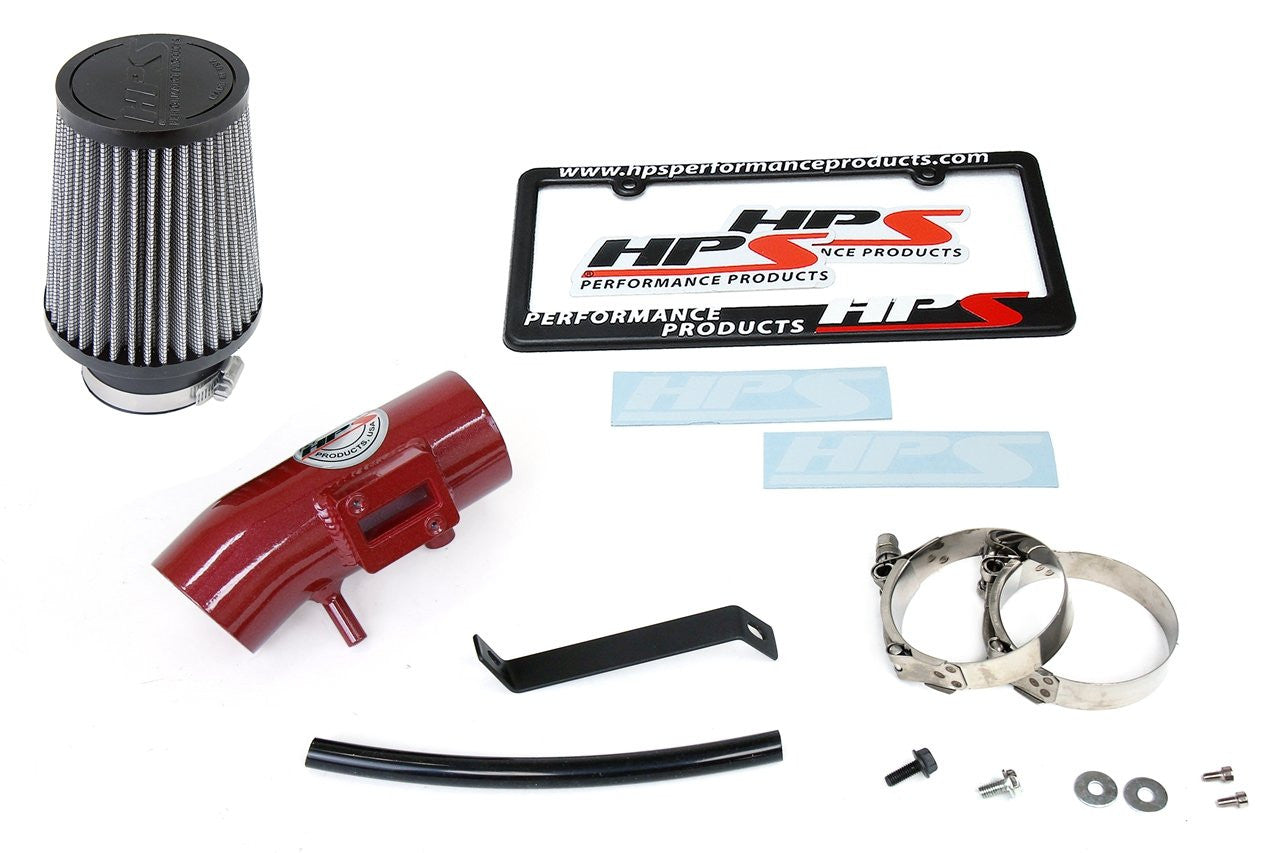 HPS 827-102R Honda Fit 2009-13 Red Short Ram Air Intake