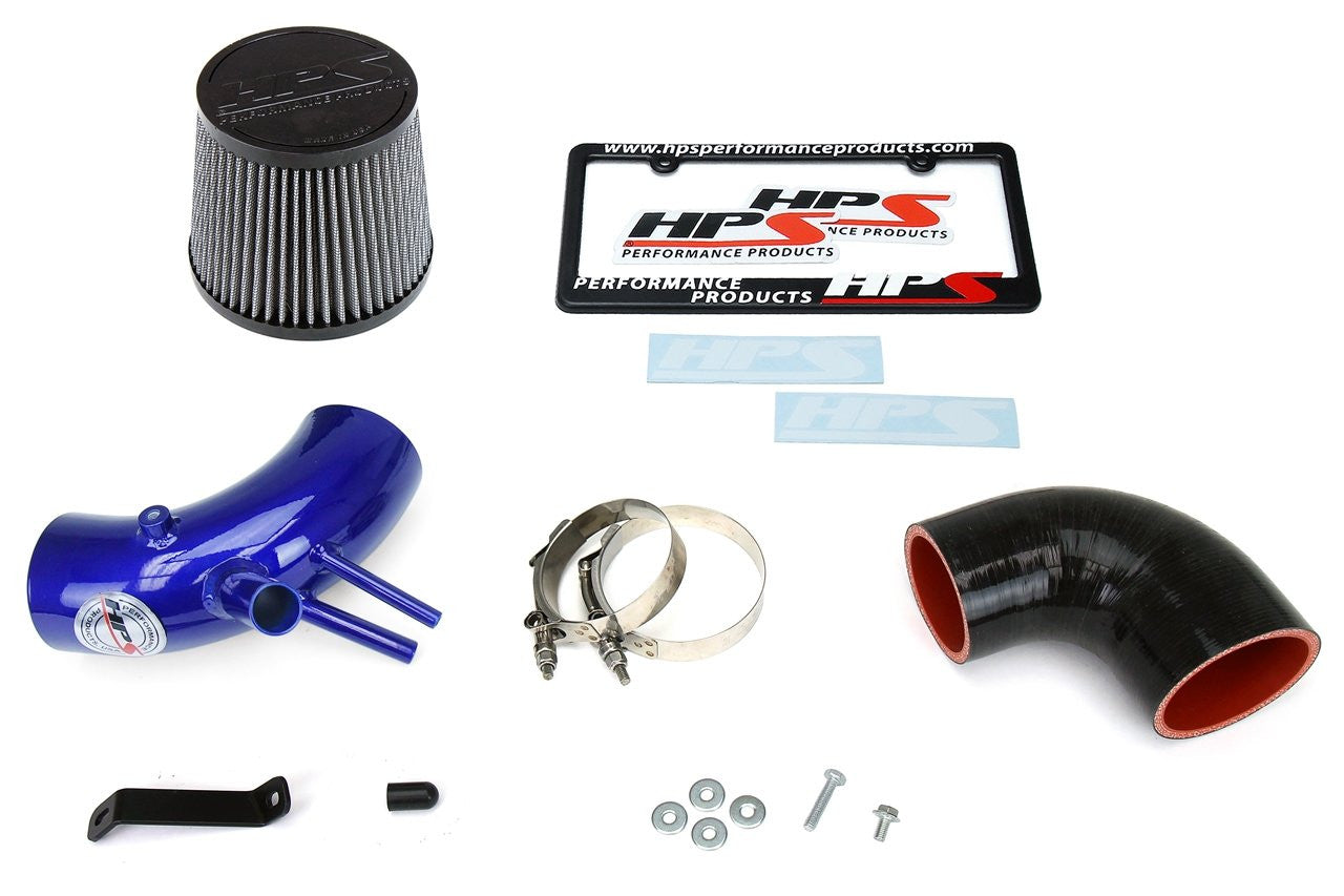 HPS 827-1BL Hyundai Genesis 2013-14 Blue Short Ram Air Intake