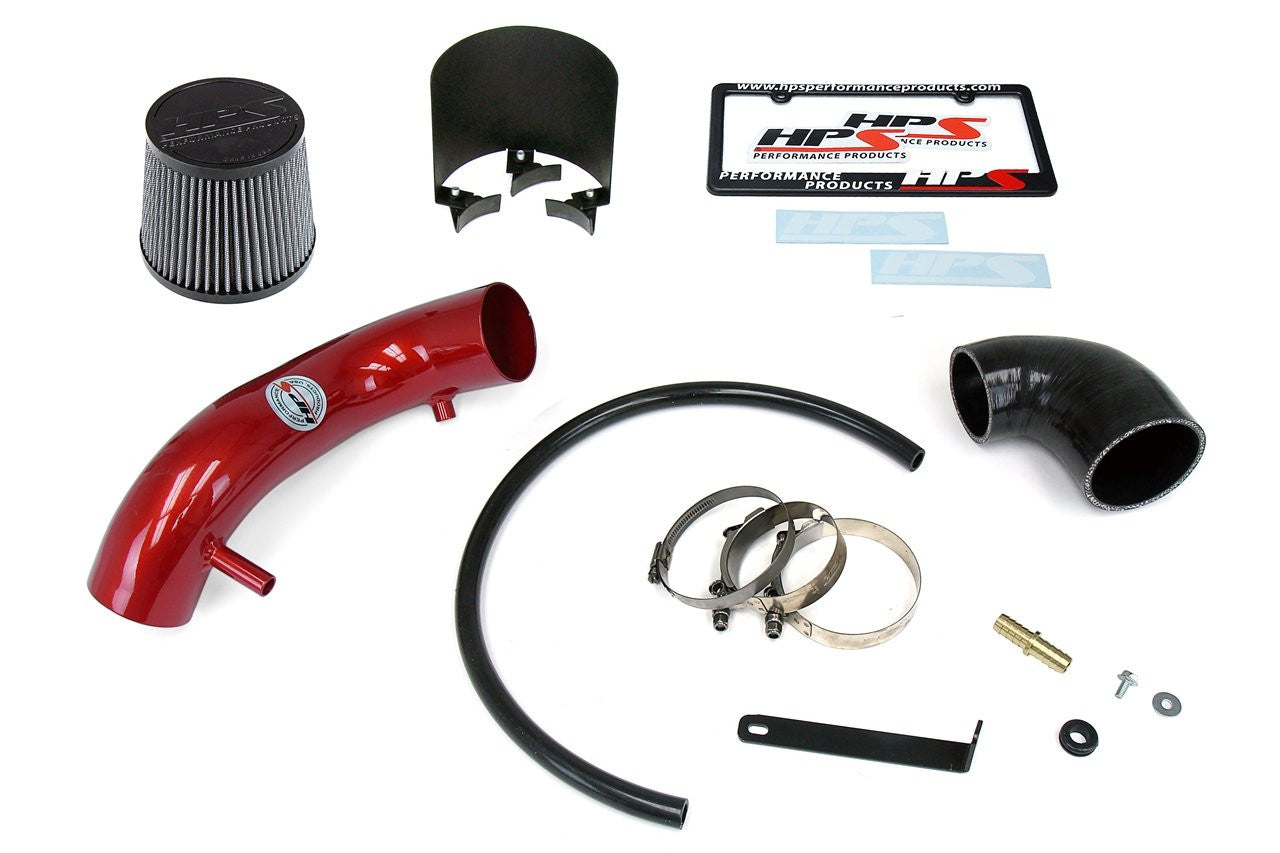 HPS 827-301R Jeep Cherokee 1991-01 Red Short Ram Air Intake