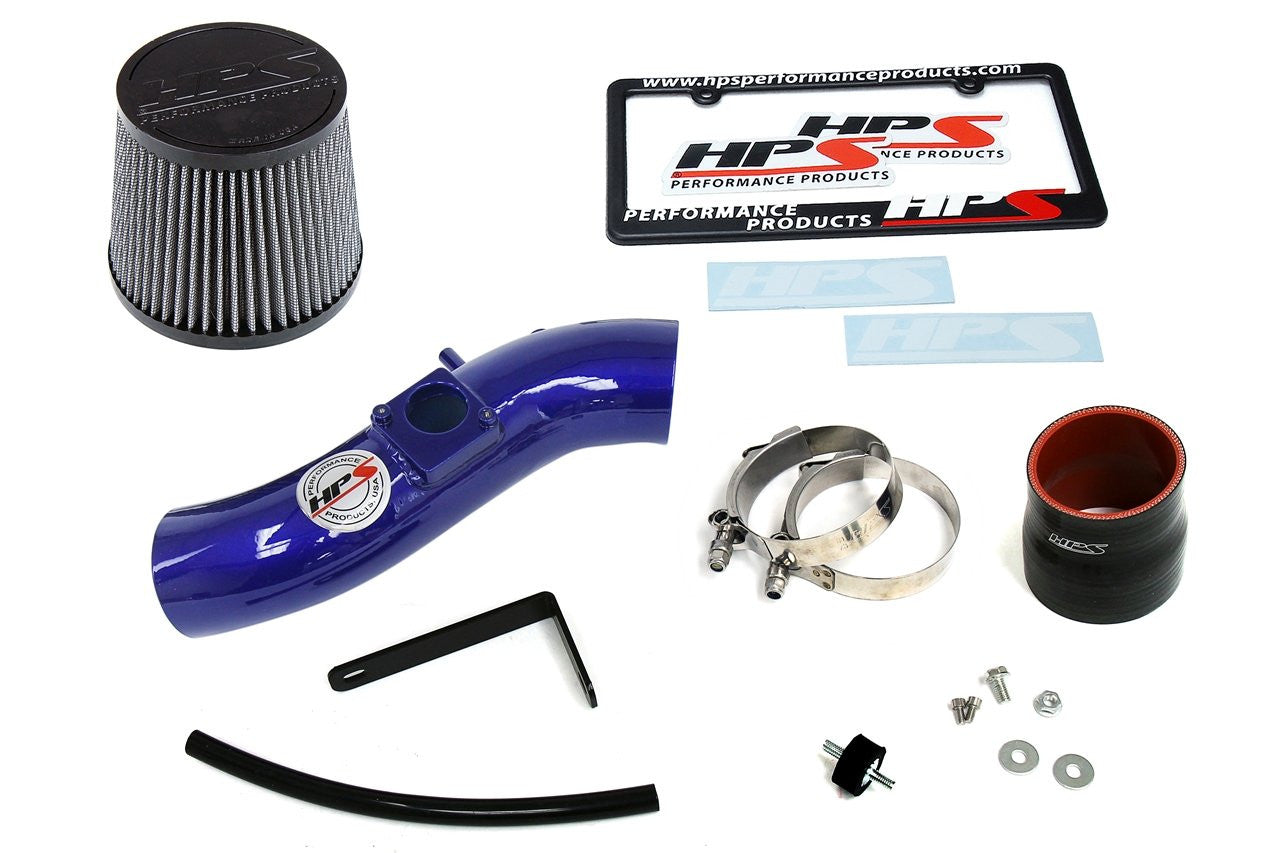 HPS 827-513BL Pontiac Vibe 2003-04 Blue Short Ram Air Intake