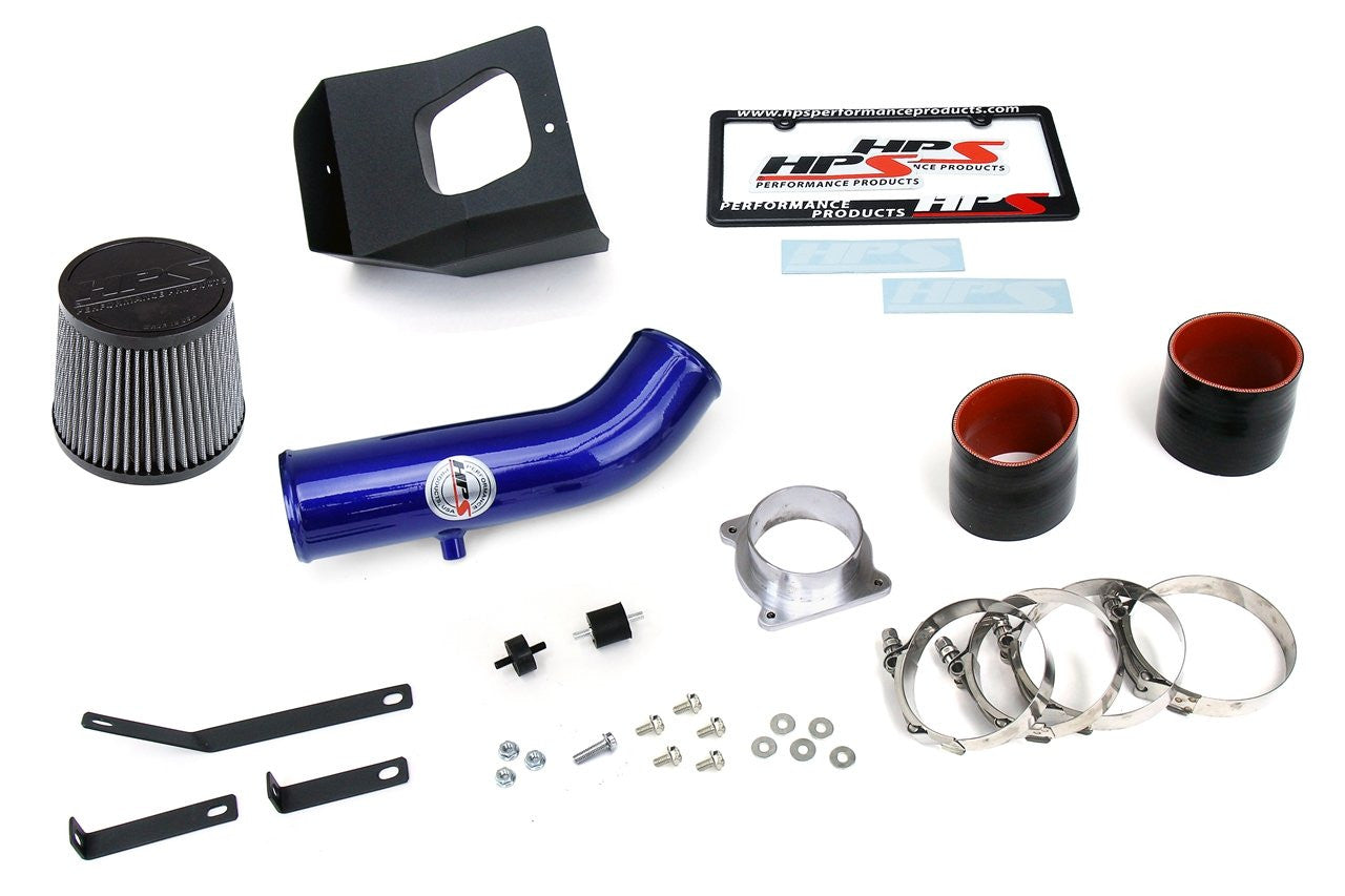 827-520BL Nissan 350Z 2003-06 Blue HPS Short Ram Air Intake